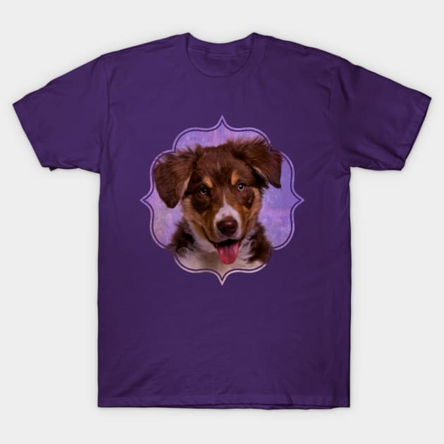 Border Collie Puppy T-Shirt by Nartissima